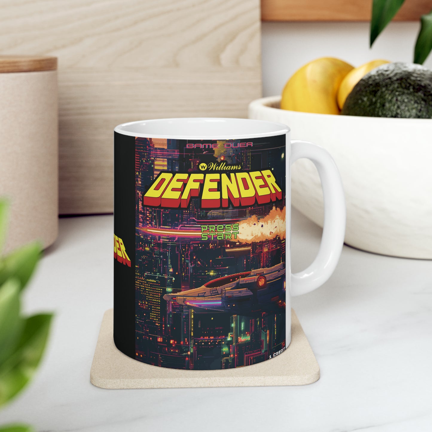 Defender Cup Ceramic Mug 11oz