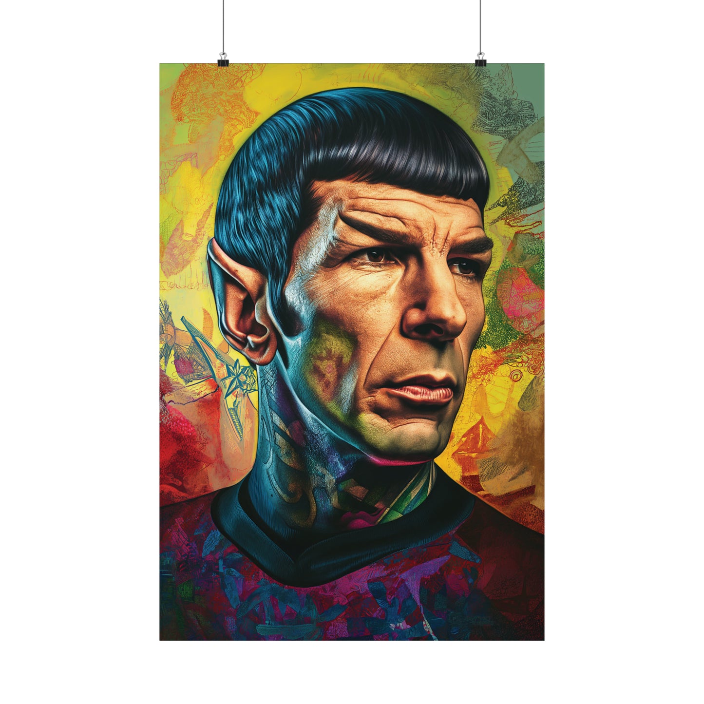 Spock 2 Matte Vertical Posters