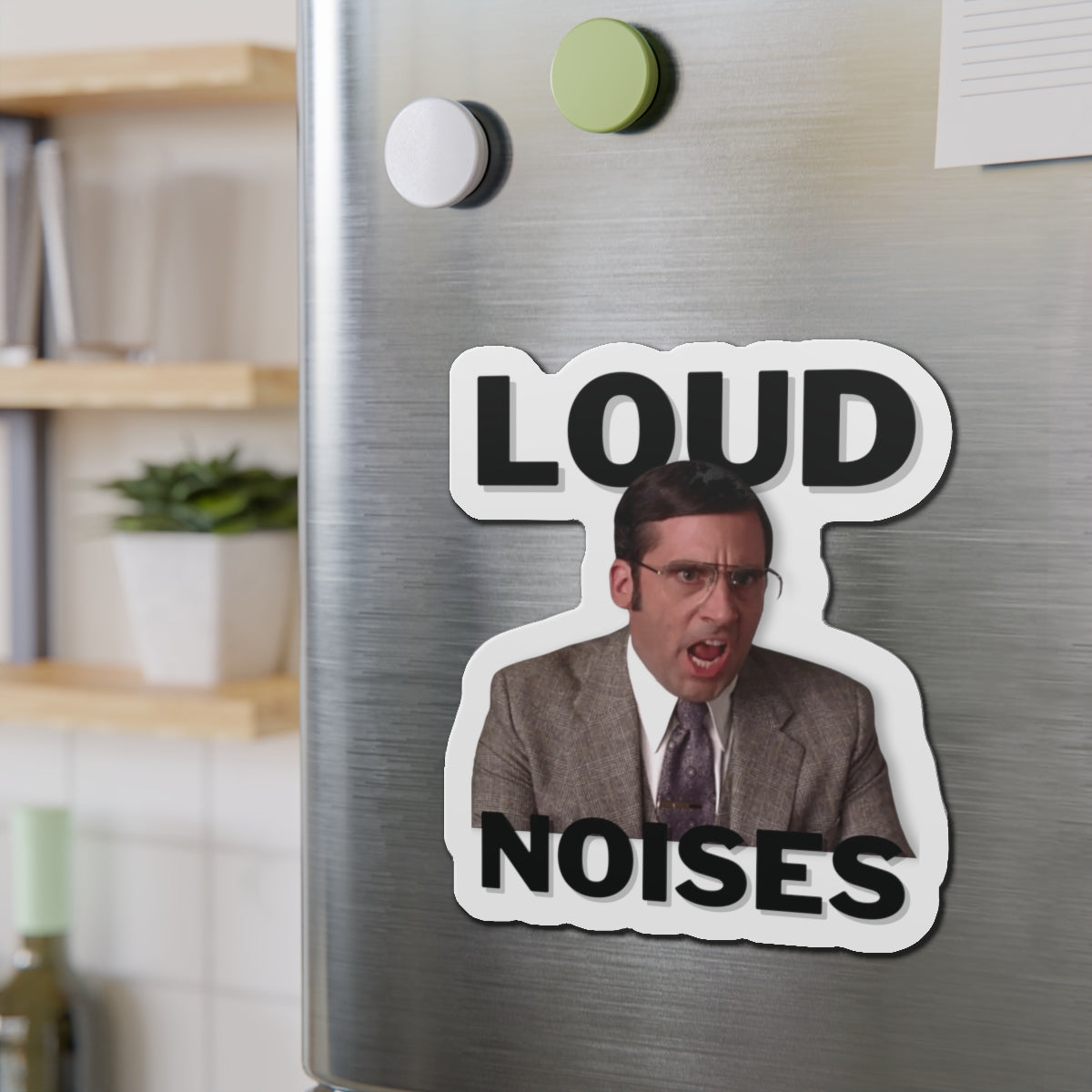 Loud Noises Die-Cut Magnets