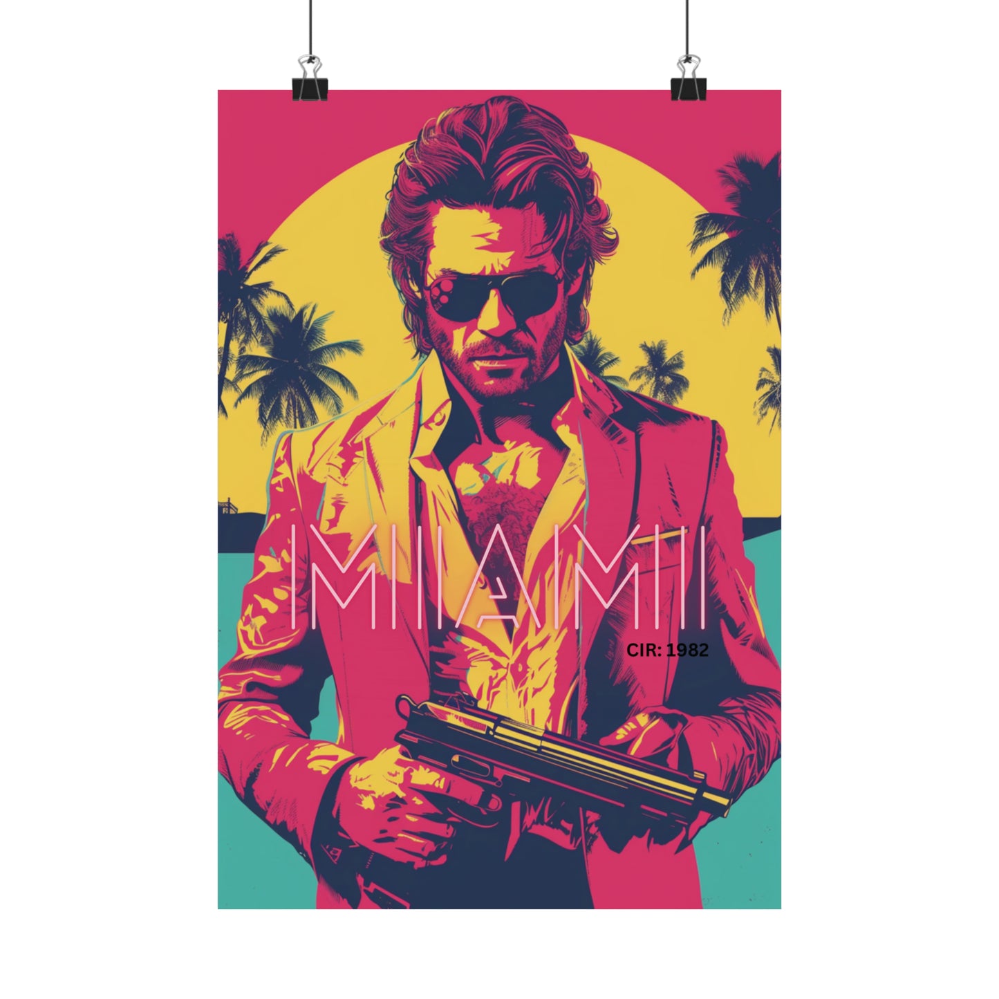 Miami 2 Matte Vertical Posters