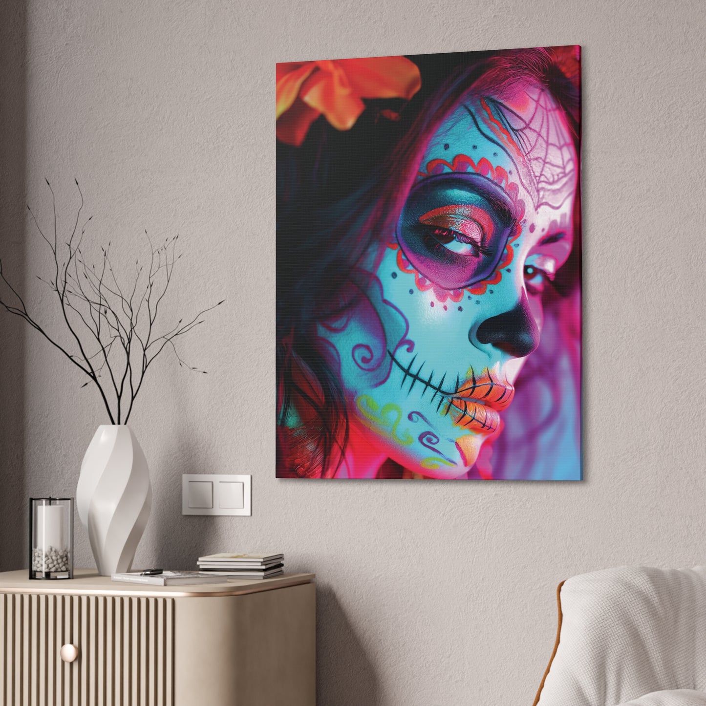 Day of the Dead 11 Canvas Stretched, 0.75"