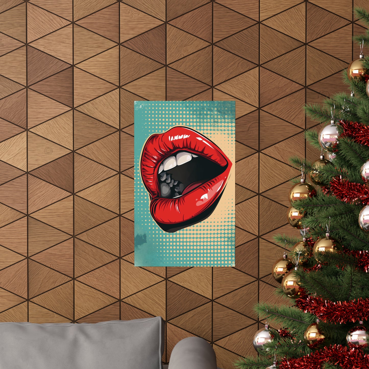 Lips 2 Matte Vertical Posters