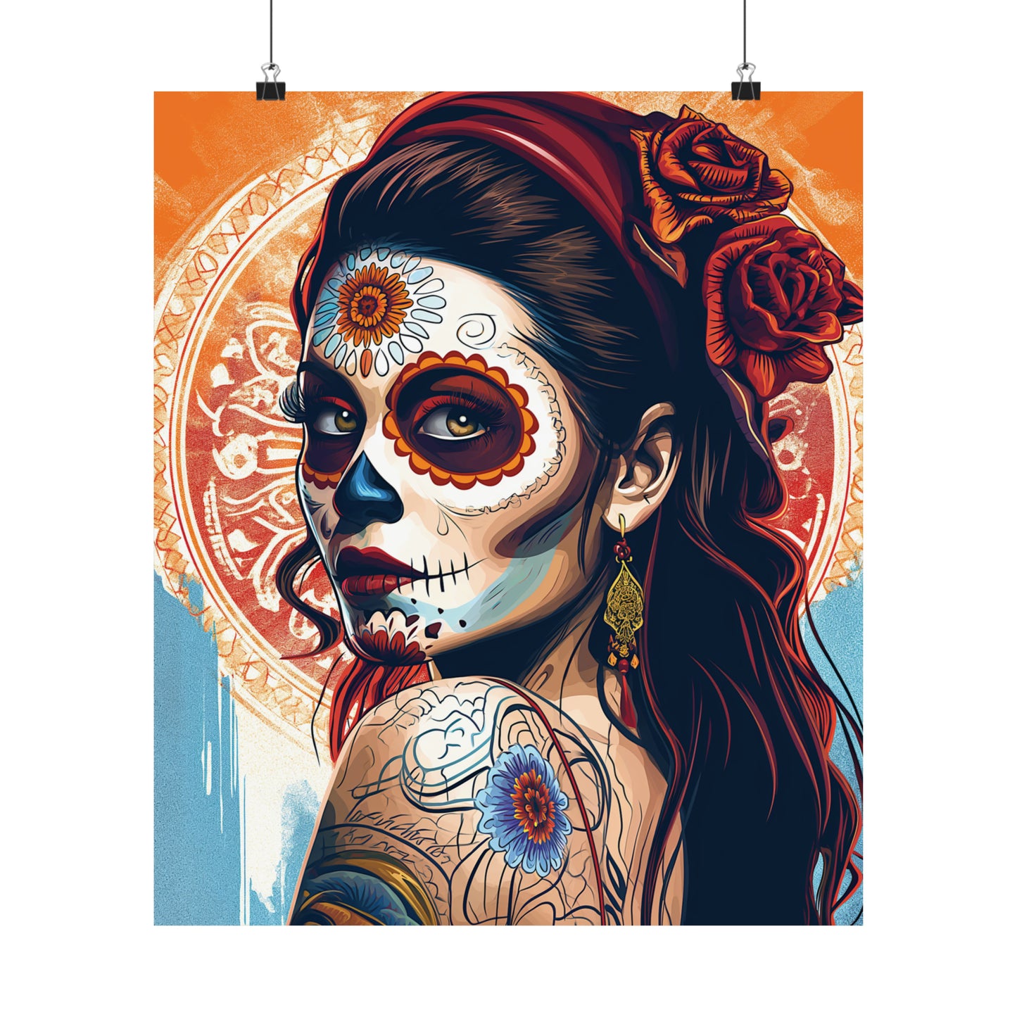 Day of the Dead 7 Matte Vertical Posters