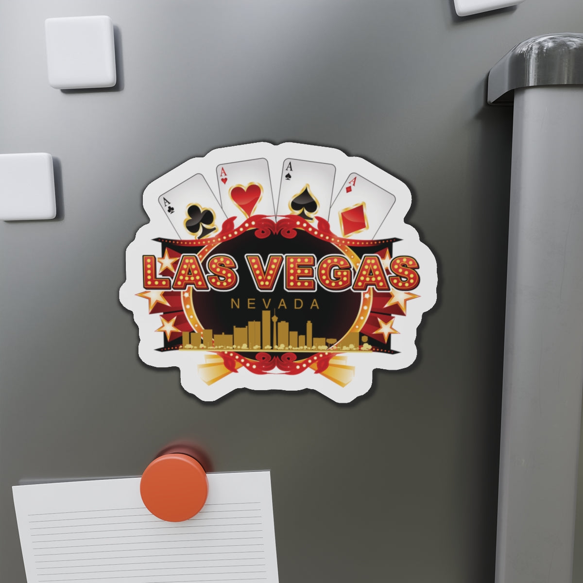 Las Vegas 2 Die-Cut Magnets