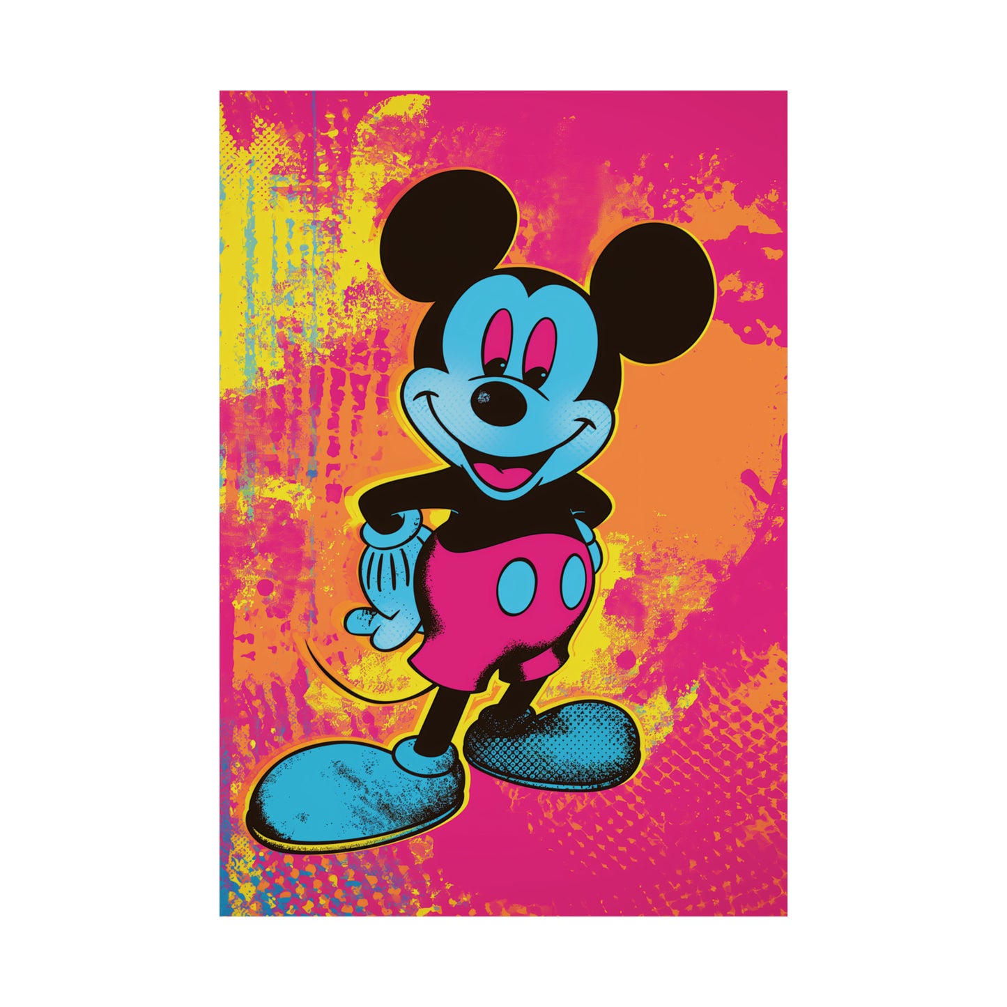 Mick the Mouse 3 Matte Vertical Posters