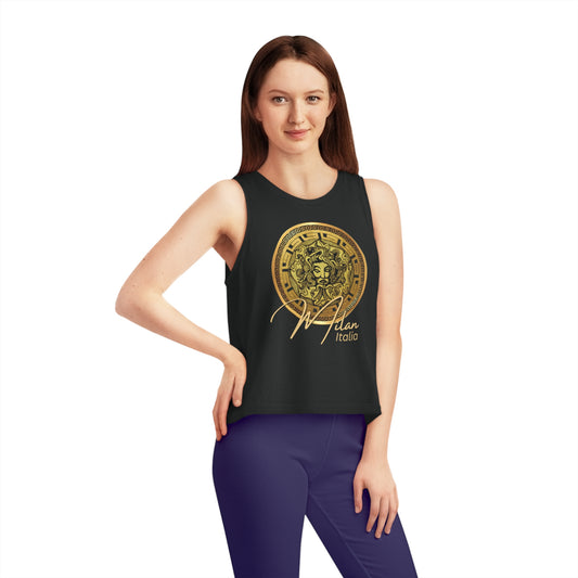 Italia Women's Dancer Cropped Tank Top