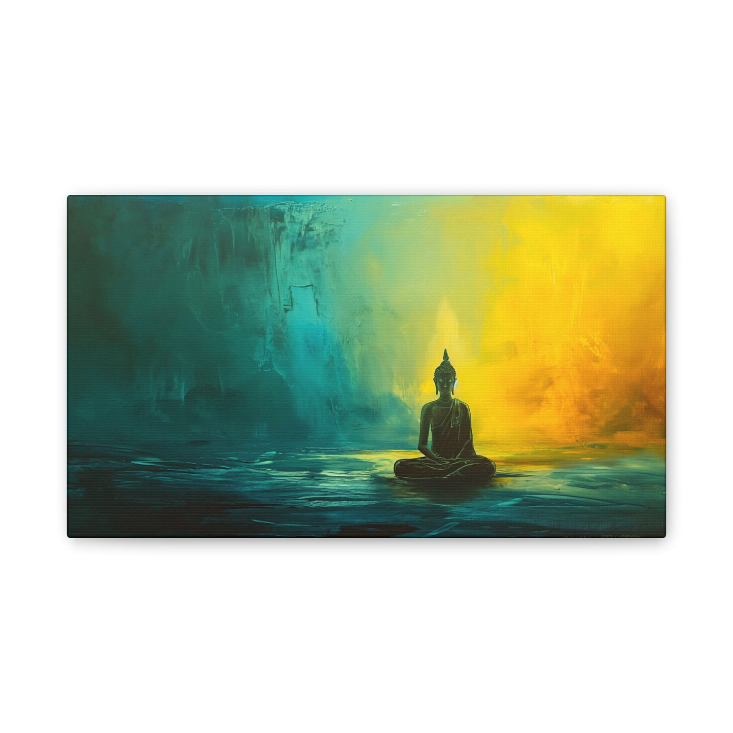 Buddha Painting Print 1 Canvas Stretched, 0.75"