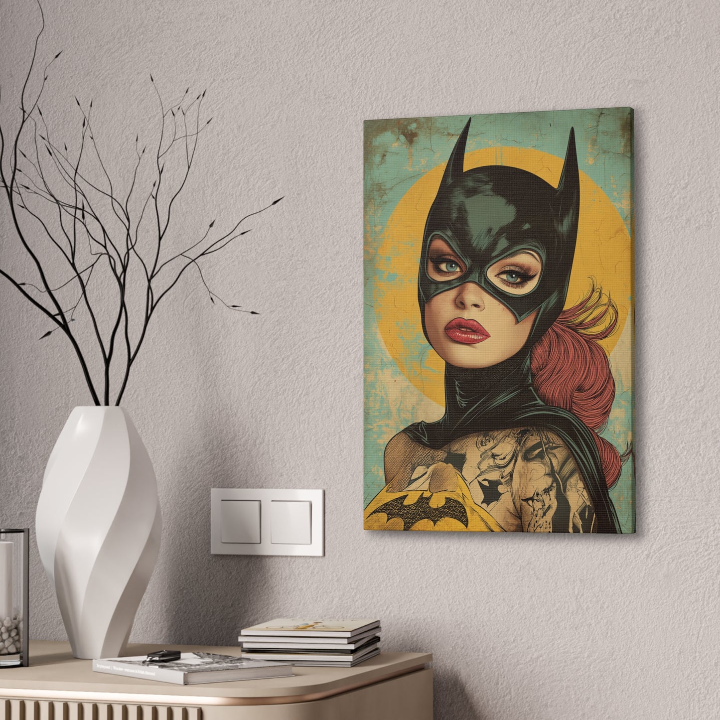 Batgirl 2 Canvas Stretched, 0.75"