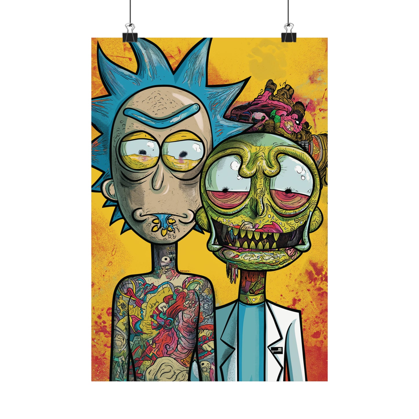 Rick 4 Matte Vertical Posters