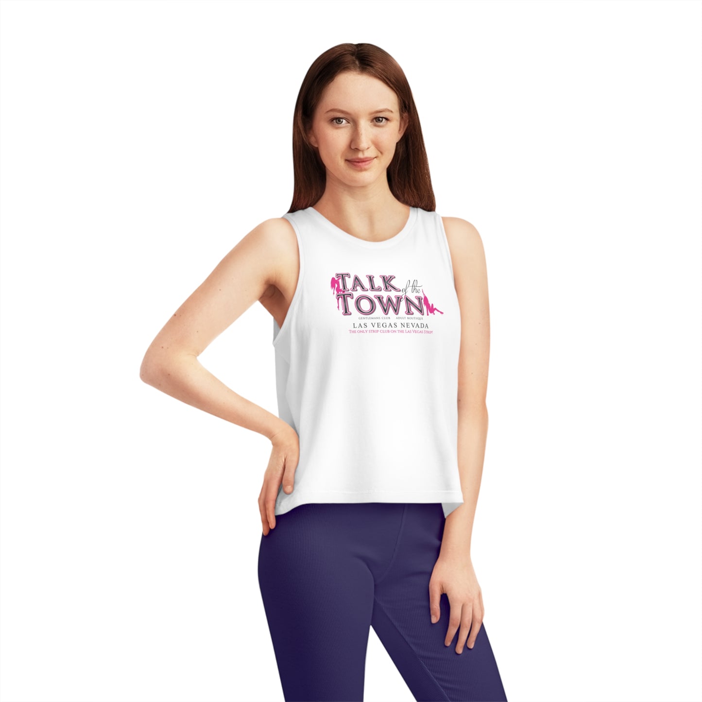 Talk Of the Town Women's Dancer Cropped Tank Top