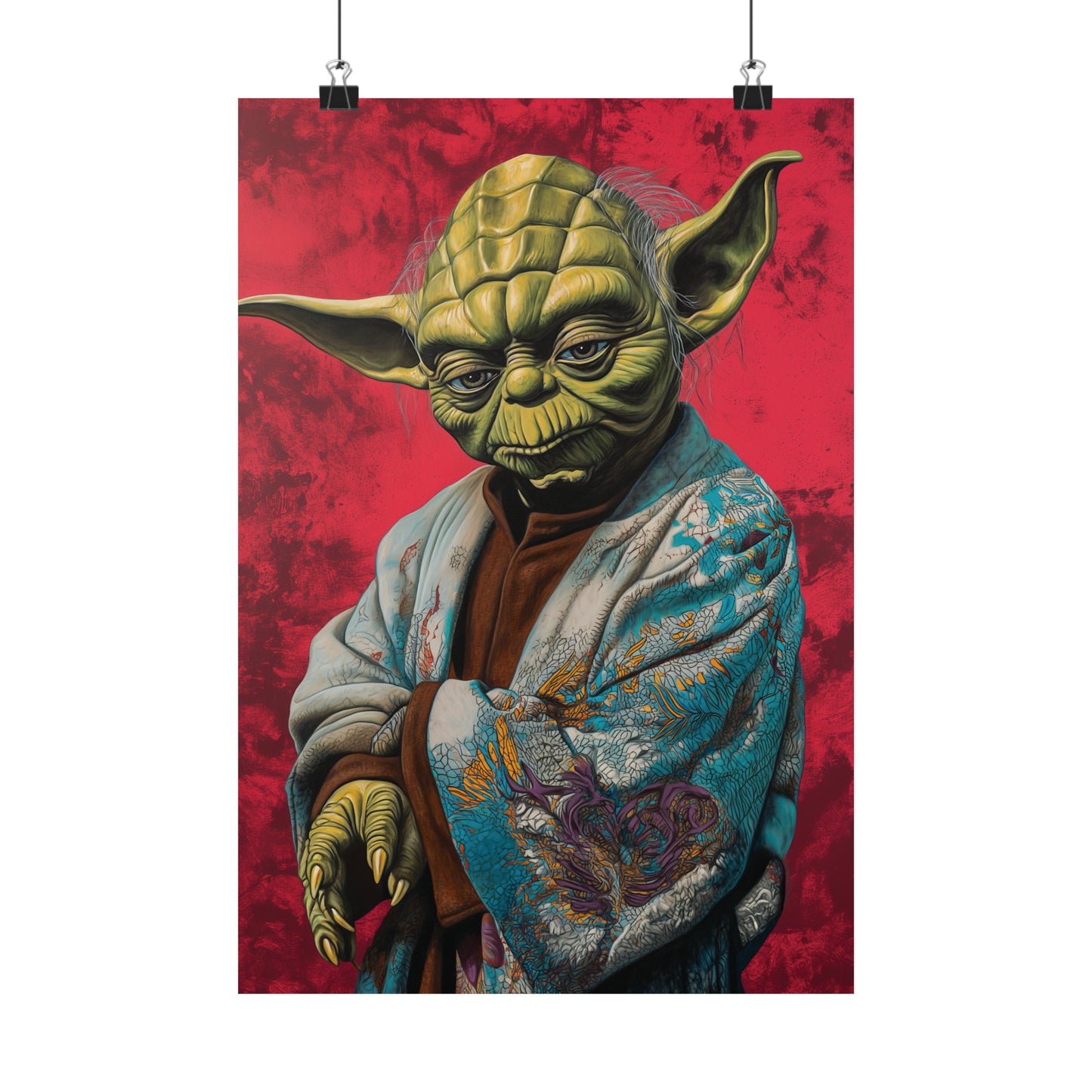 Yoda 2 Matte Vertical Posters