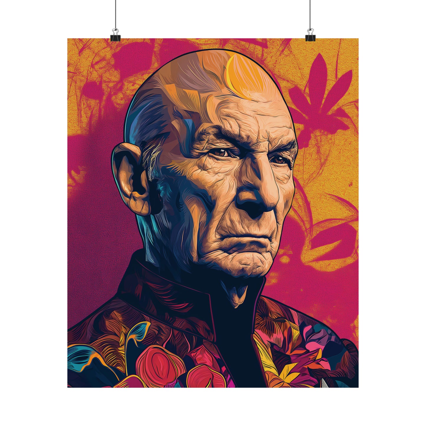 Picard 1 Matte Vertical Posters