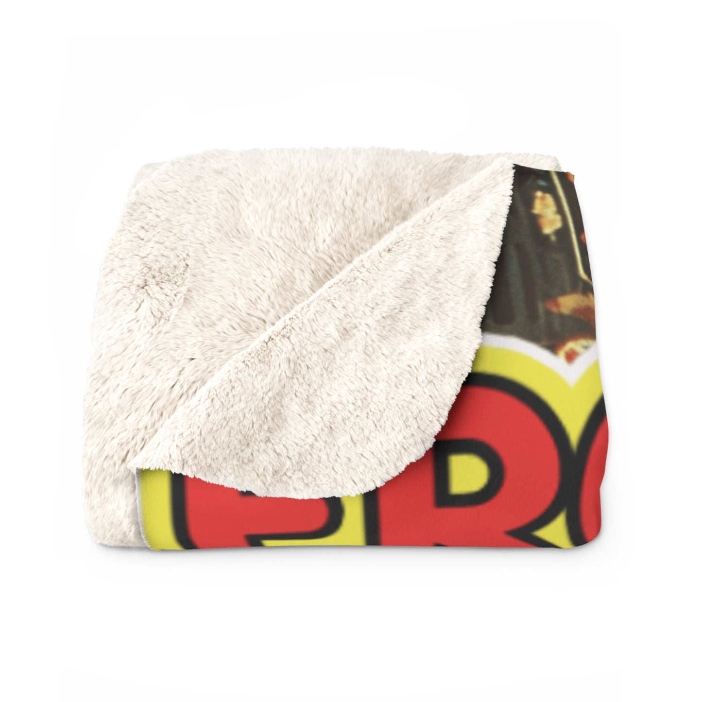 Frogger Sherpa Fleece Blanket