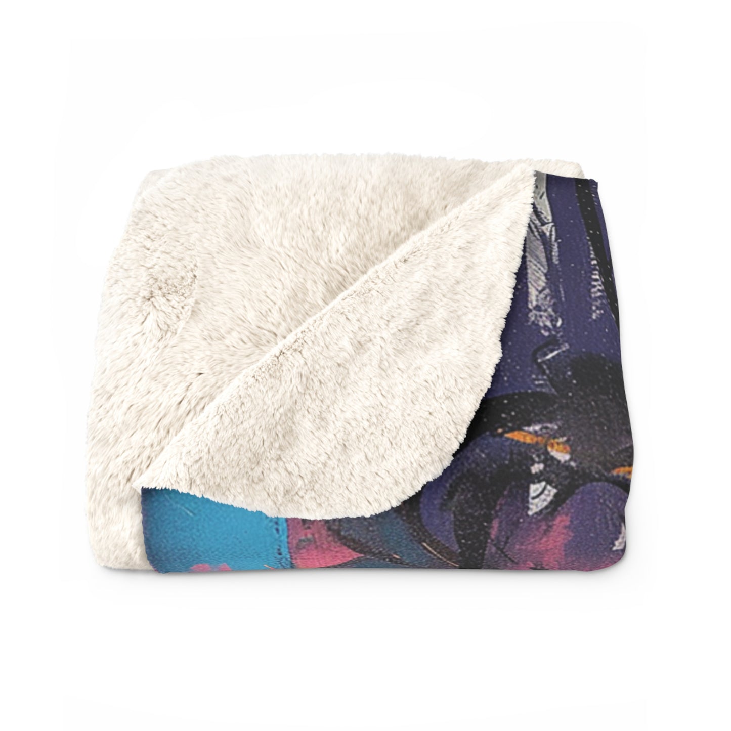 Ultra Girl Sherpa Fleece Blanket