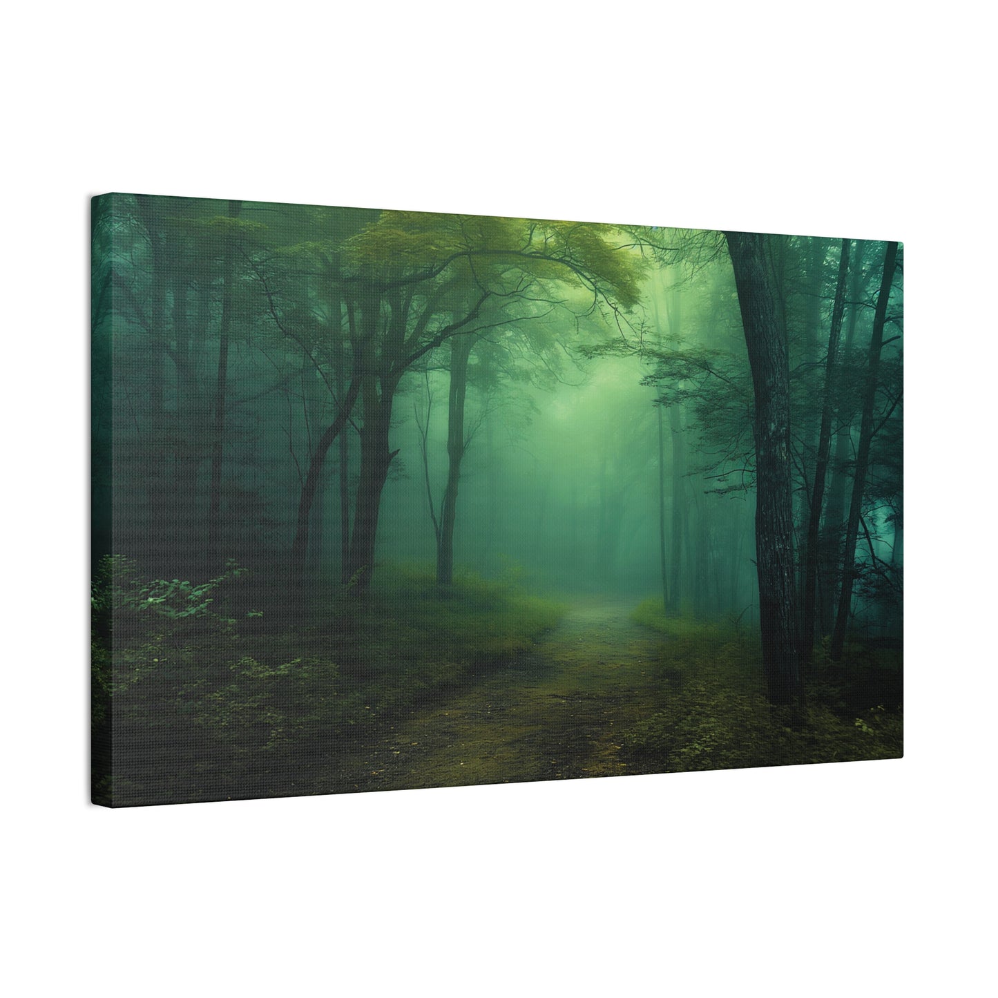 Misty Woods 5 Canvas Stretched, 0.75"