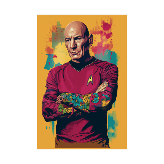 Picard 1 Matte Vertical Posters