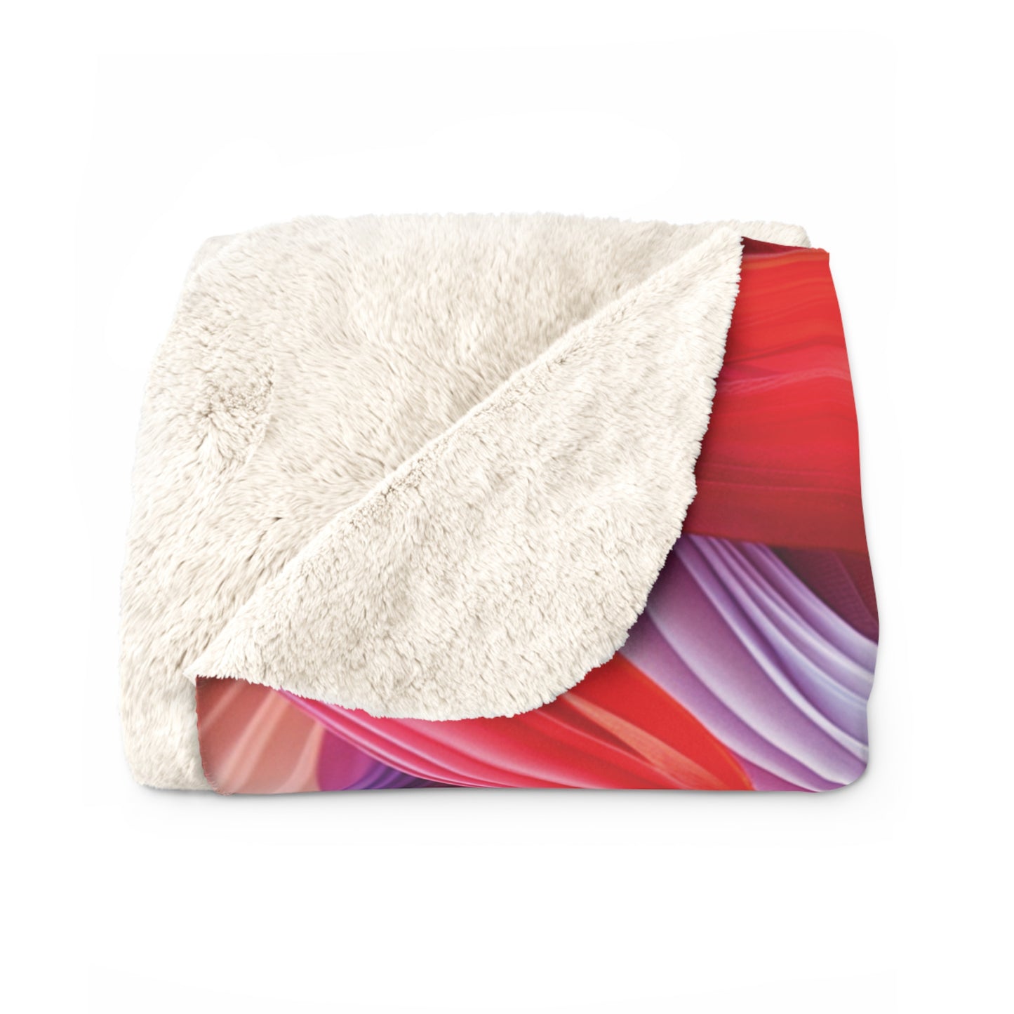 Color Ribbons 1 Sherpa Fleece Blanket