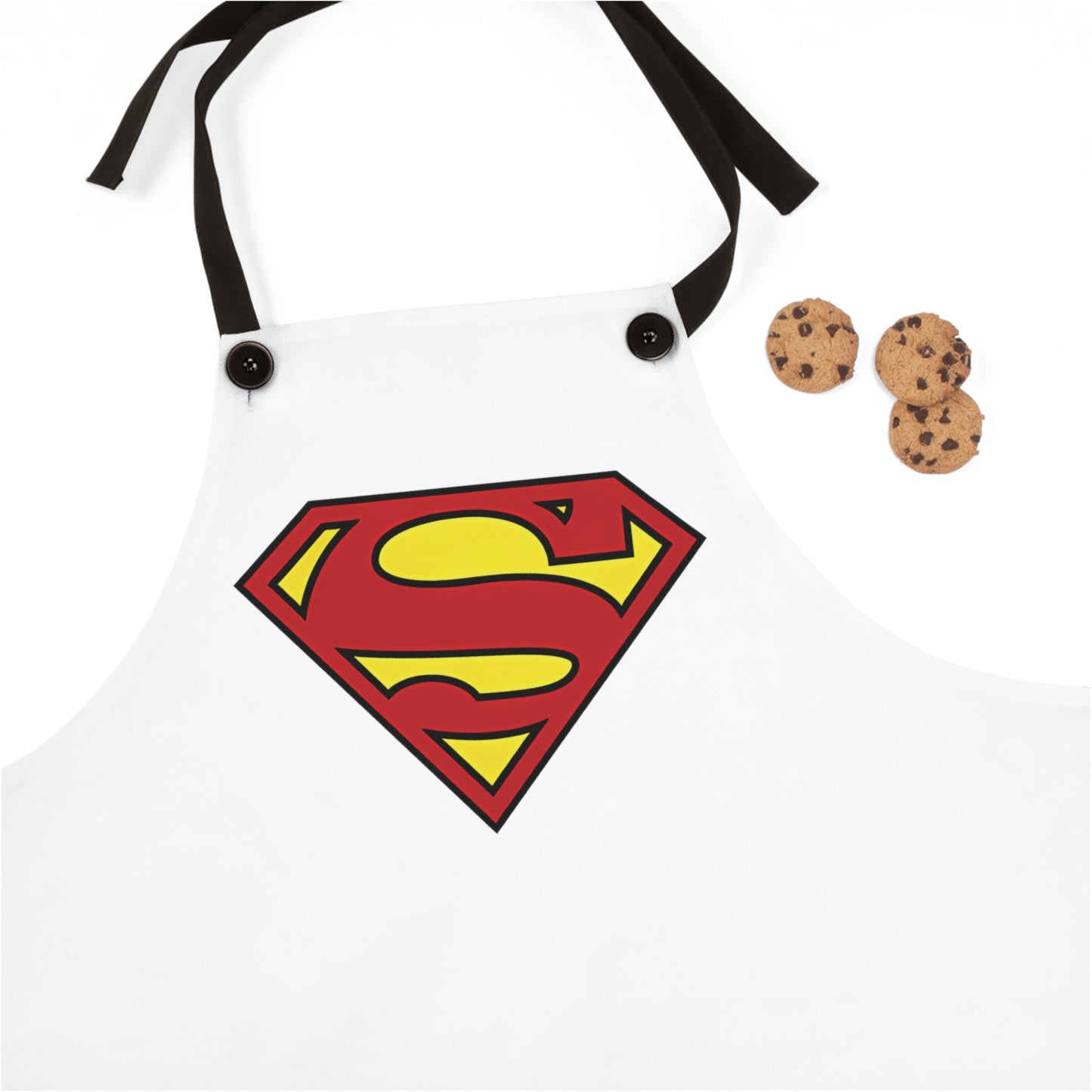 Superman White Apron (AOP)