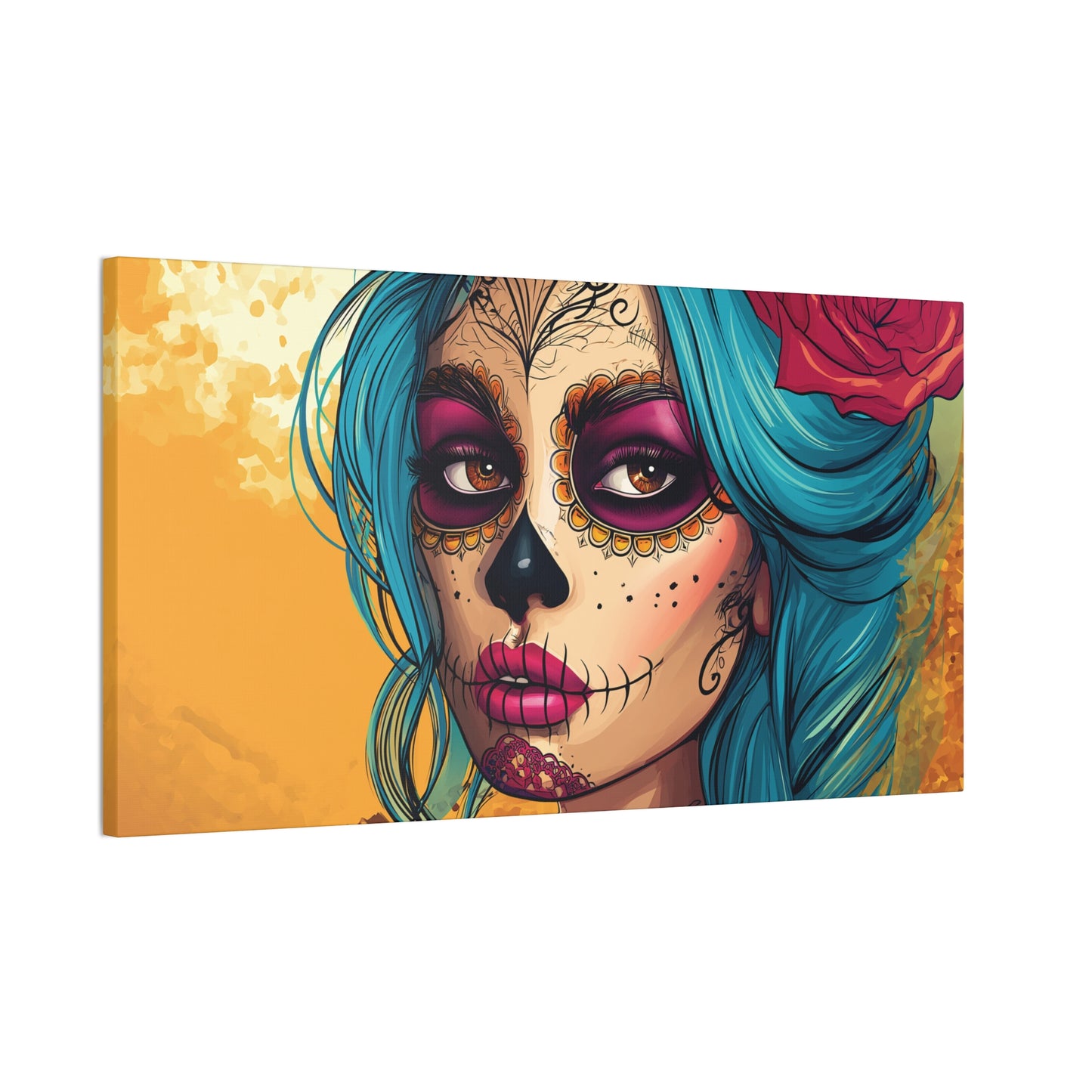 Day of the Dead 16 Canvas Stretched, 0.75"