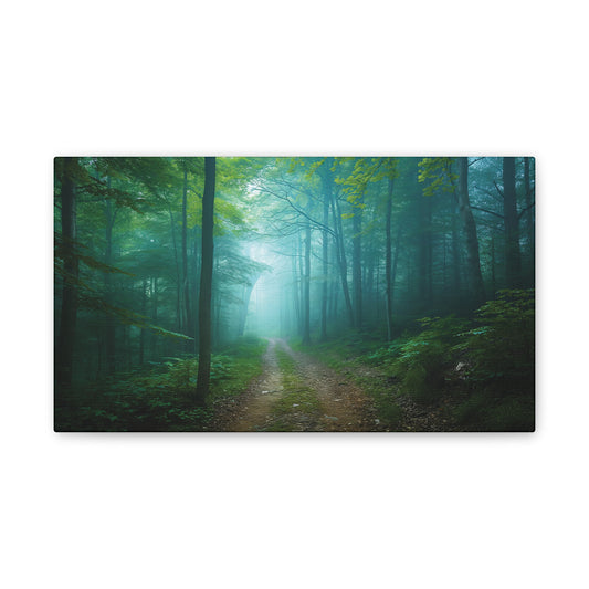 Misty Woods 4 Canvas Stretched, 0.75"