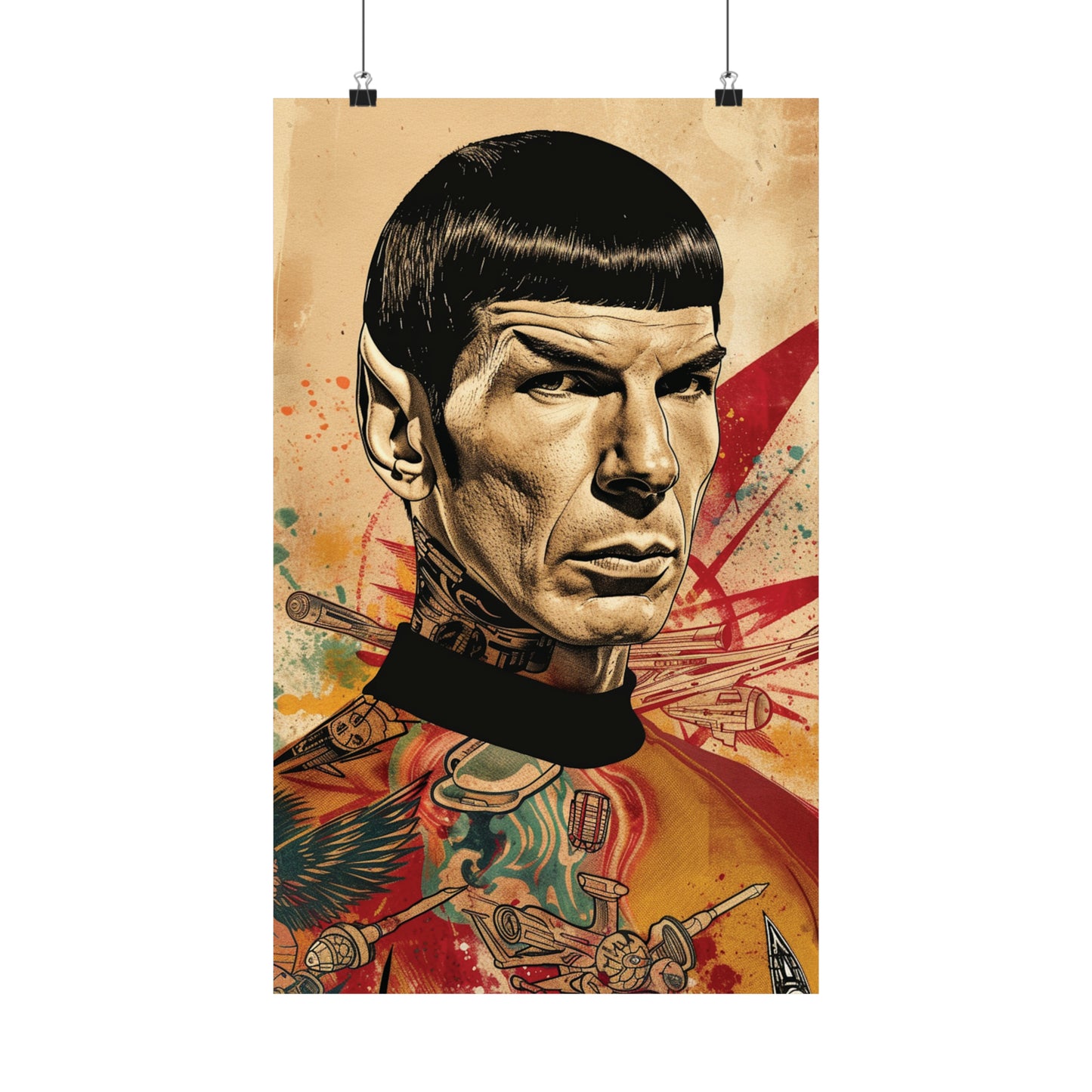 Spock 1 Matte Vertical Posters