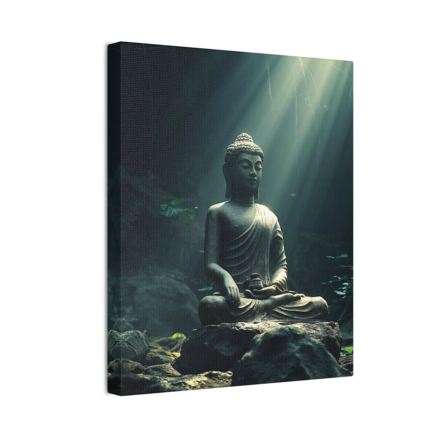 Buddha 50 Canvas Stretched, 0.75"