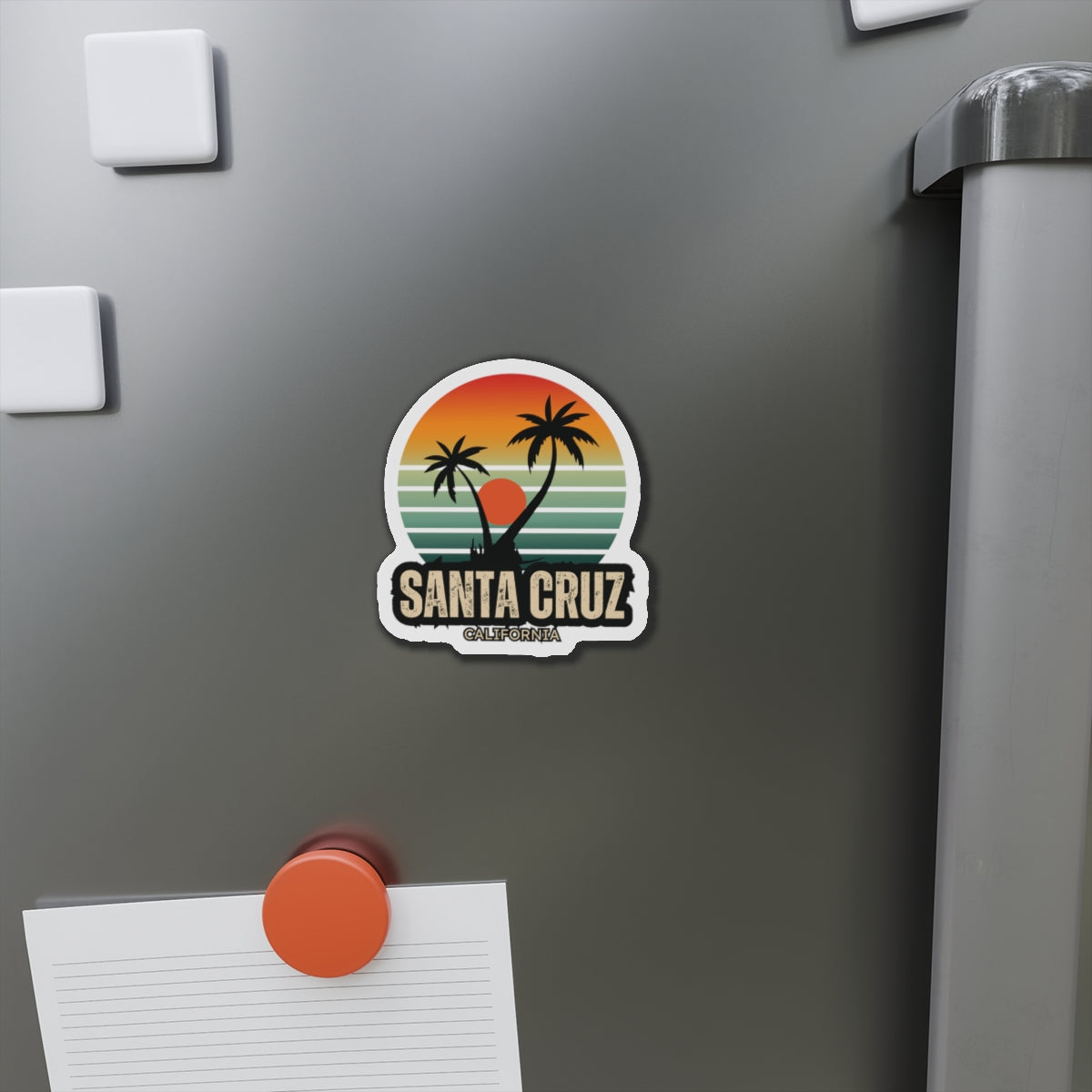 Santa Cruz 2 Die-Cut Magnets