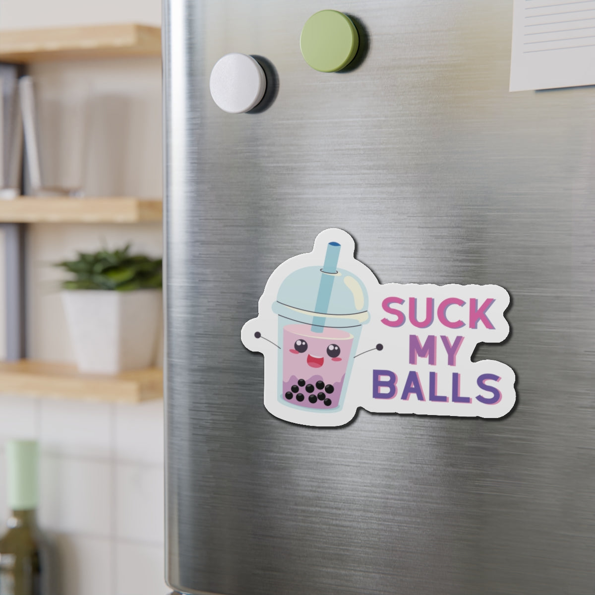 Ball Suck Die-Cut Magnets