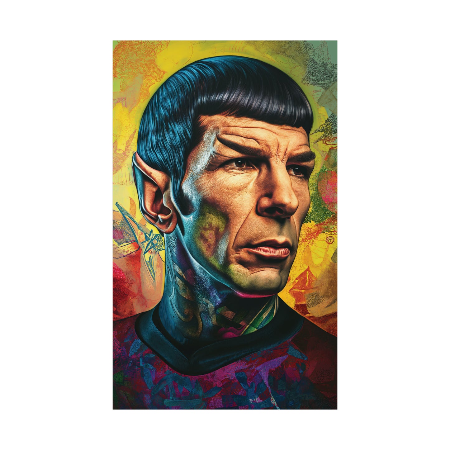 Spock 2 Matte Vertical Posters