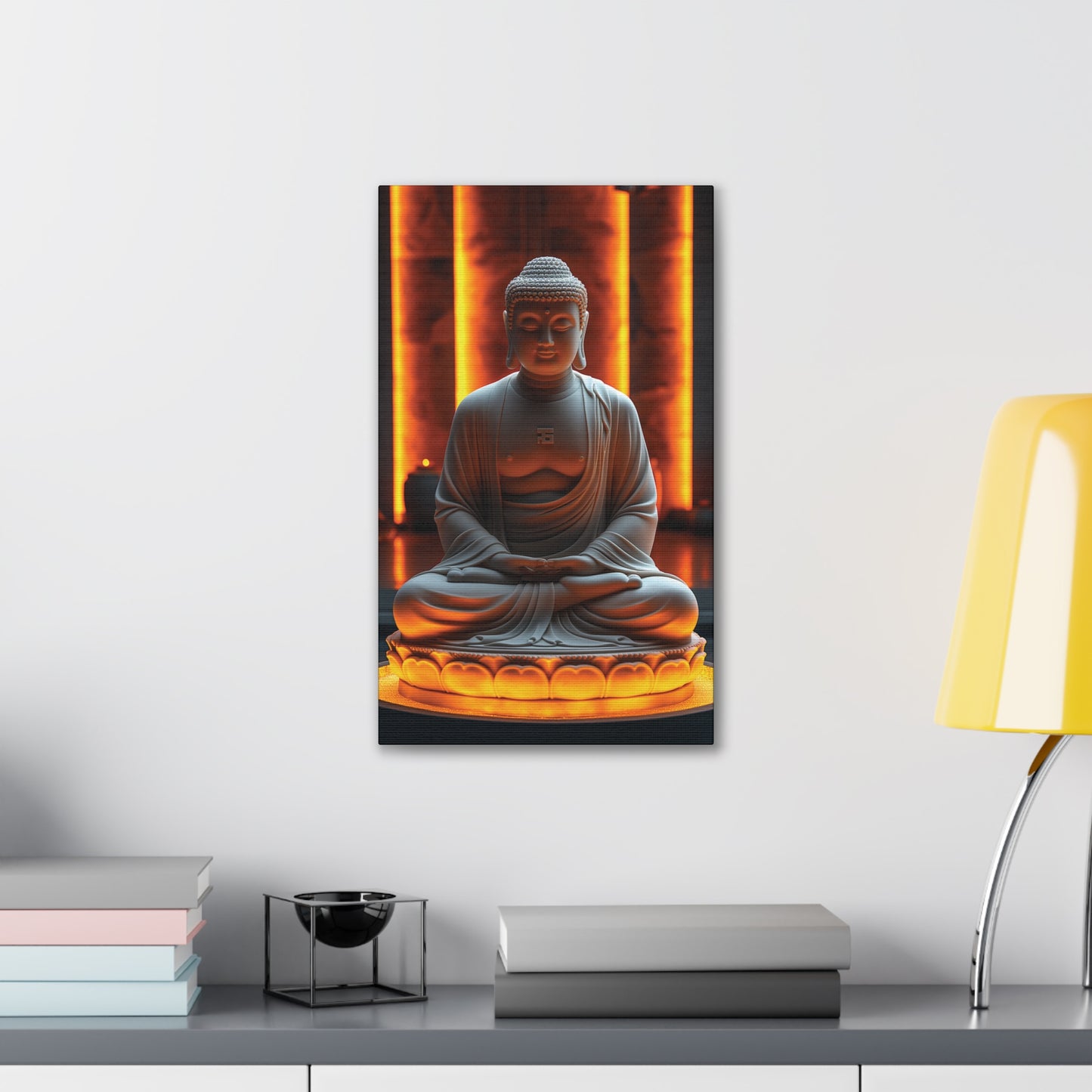 Buddha 19 Canvas Stretched, 0.75"