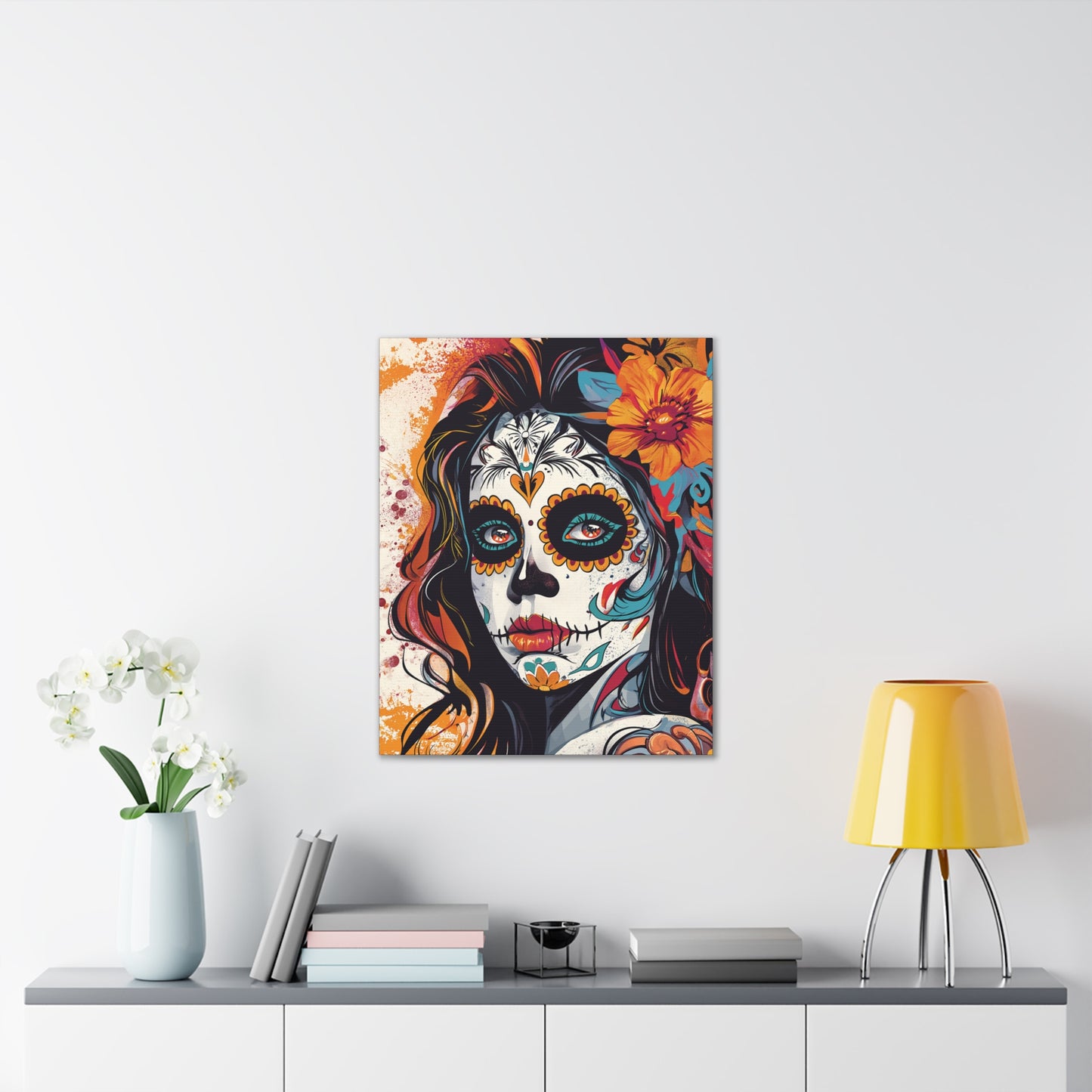 Day of the Dead 8 Canvas Stretched, 0.75"