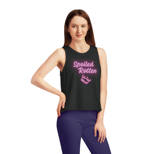 Spoiled Rotten Women's Dancer Cropped Tank Top