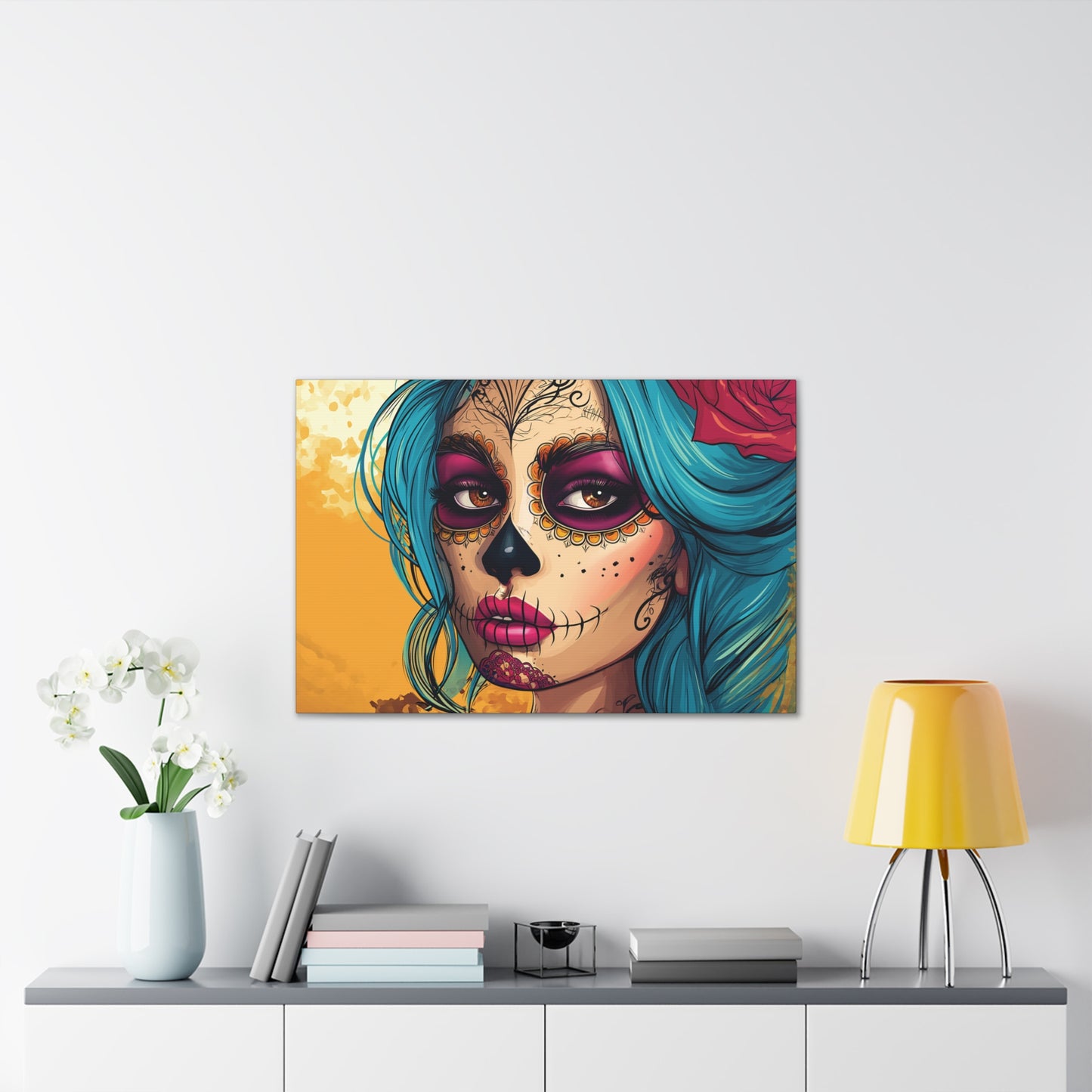 Day of the Dead 16 Canvas Stretched, 0.75"