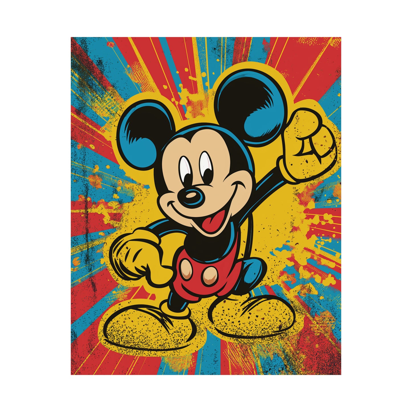 Mick the Mouse 6 Matte Vertical Posters