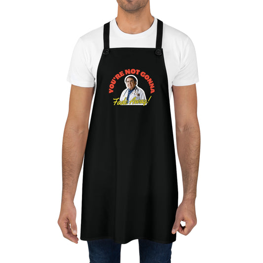 You're Not Gonna Fade Away Black Apron (AOP)