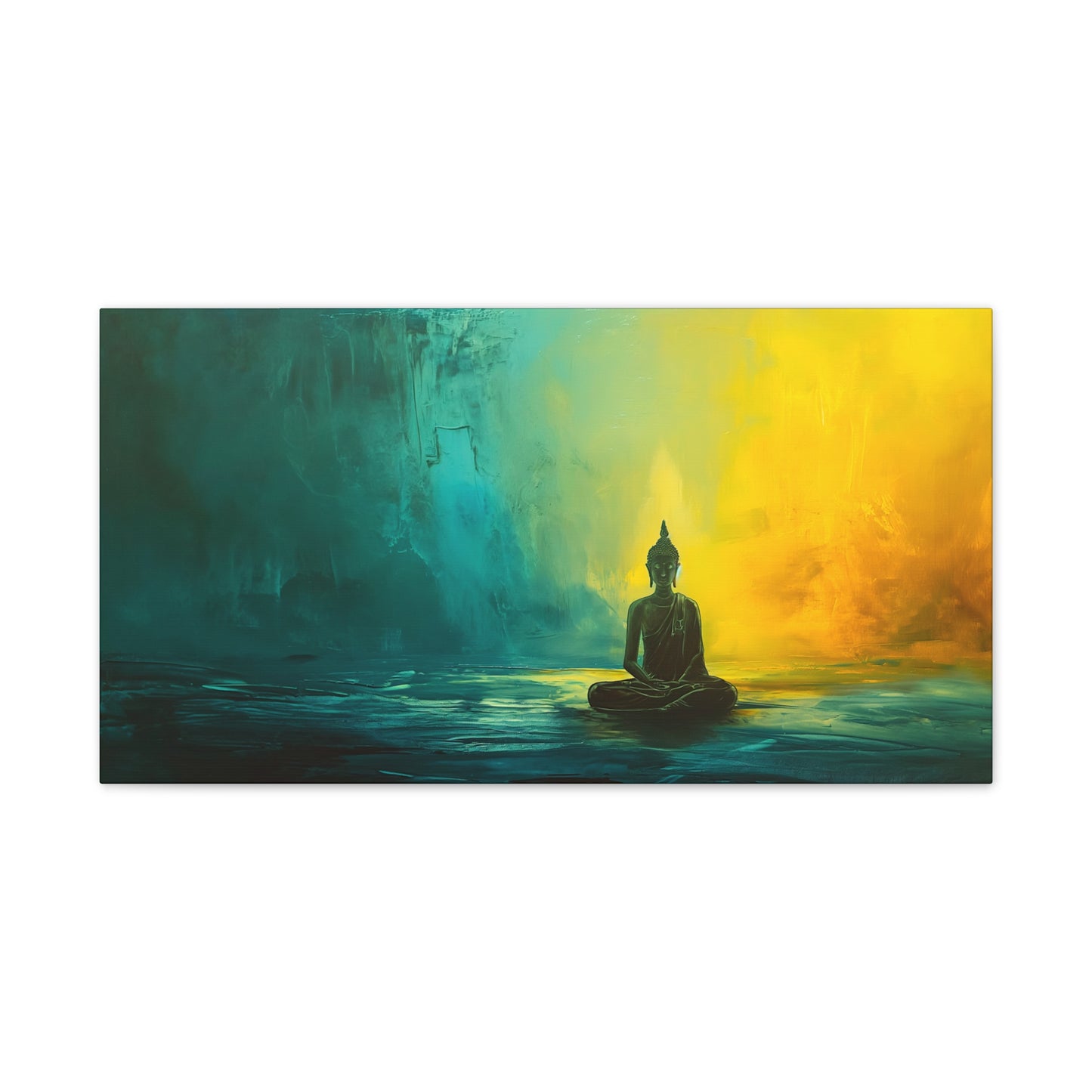 Buddha Painting Print 1 Canvas Stretched, 0.75"