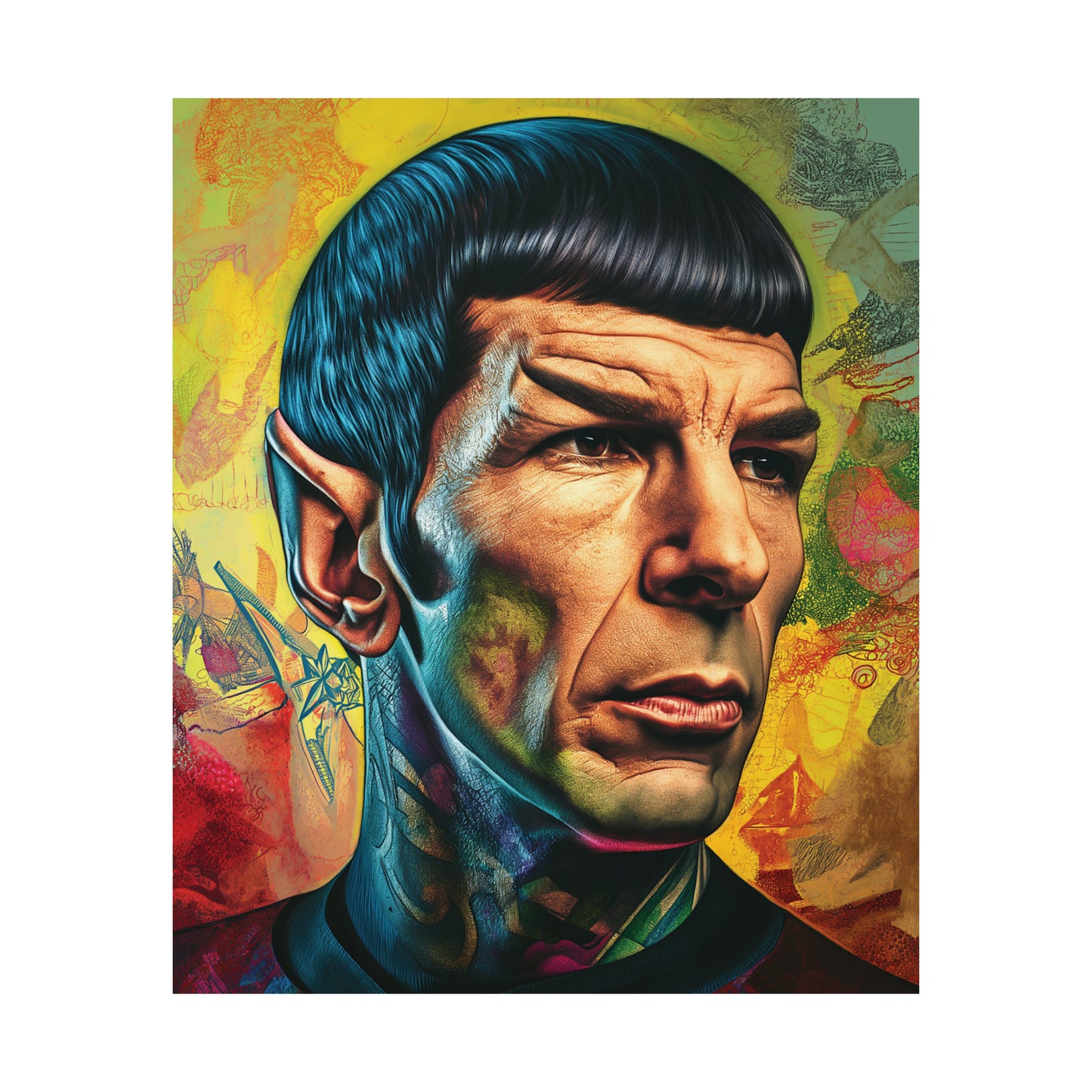 Spock 2 Matte Vertical Posters