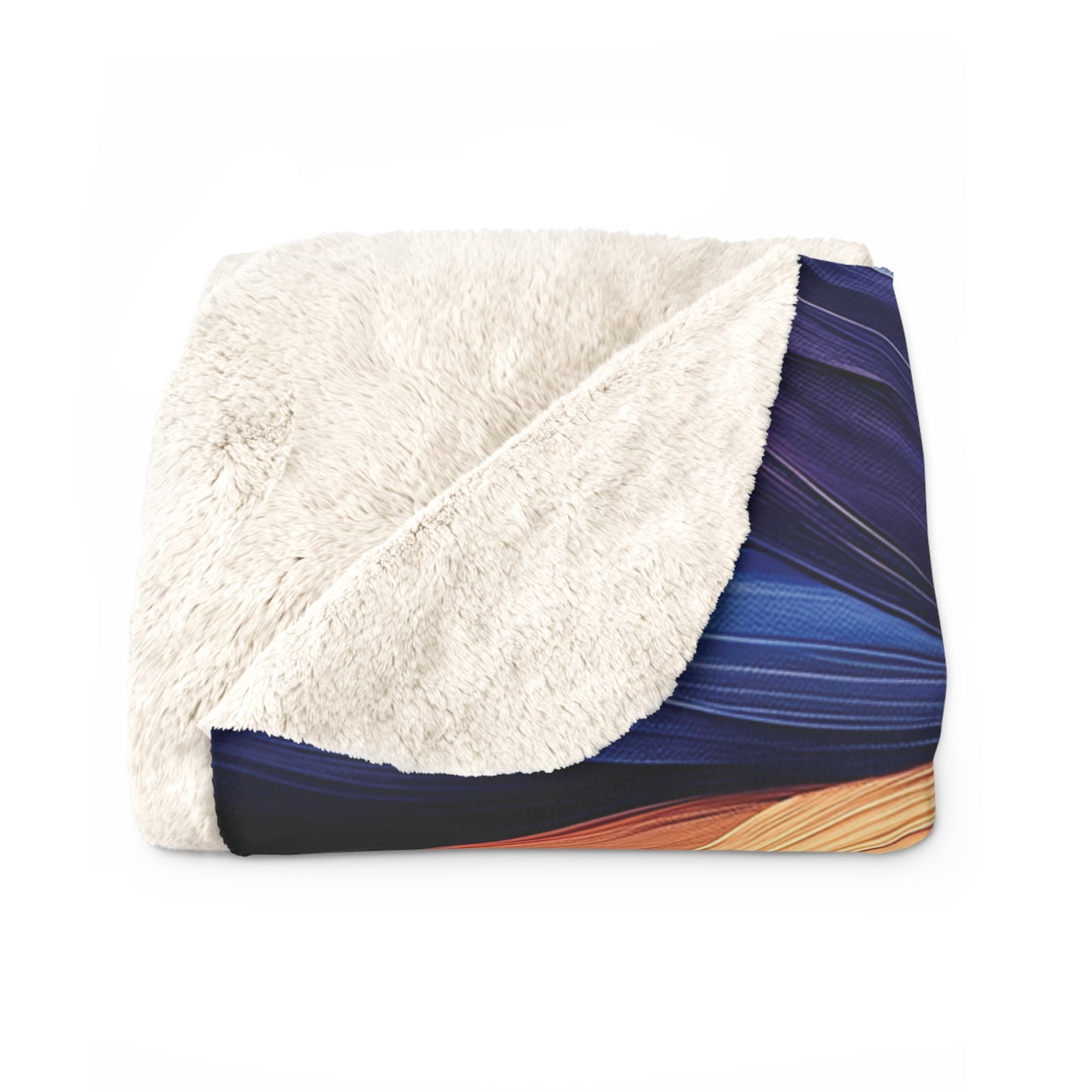 Swirling Ribbons 2 Sherpa Fleece Blanket