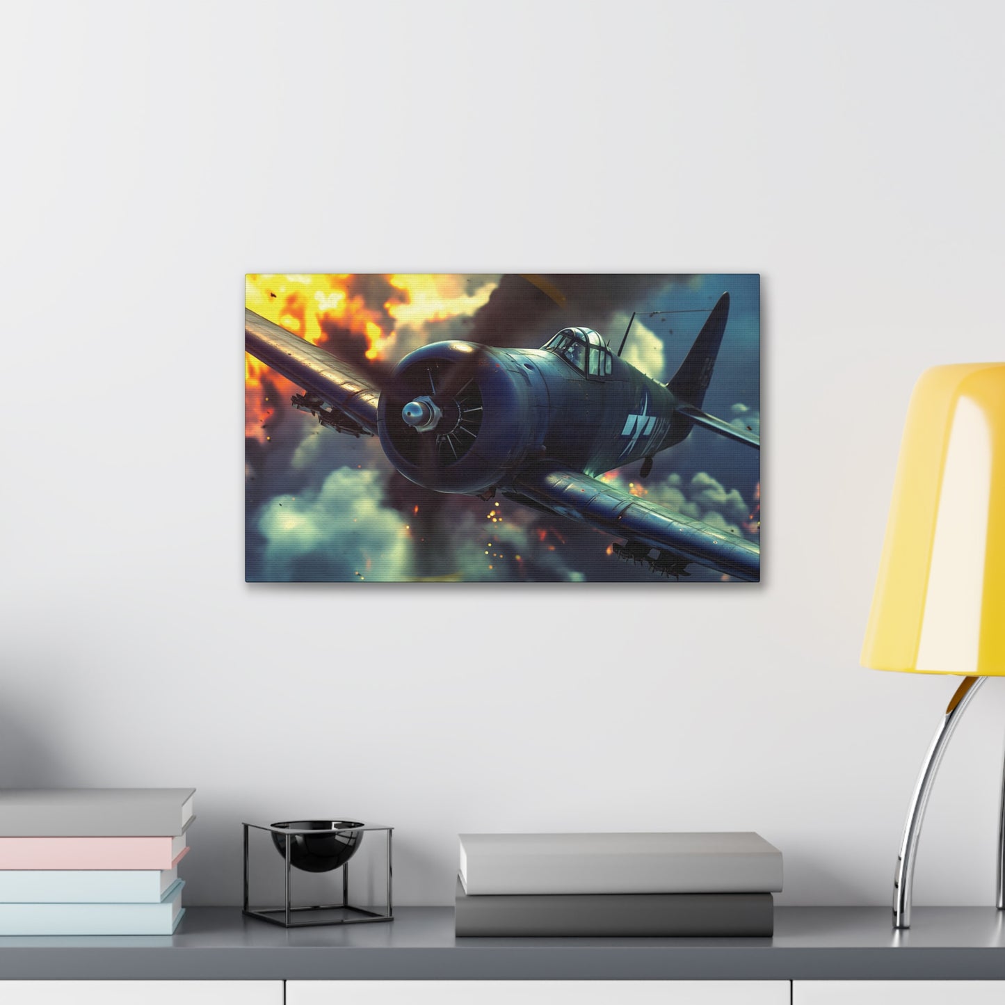 WWII Fighter 2 Canvas Stretched, 0.75"