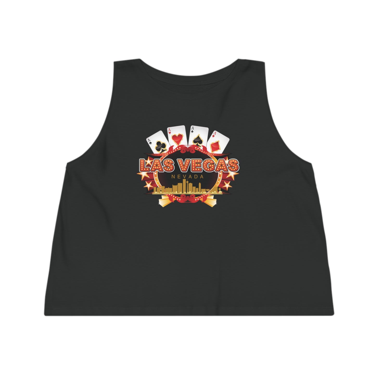 Las Vegas 1 Women's Dancer Cropped Tank Top