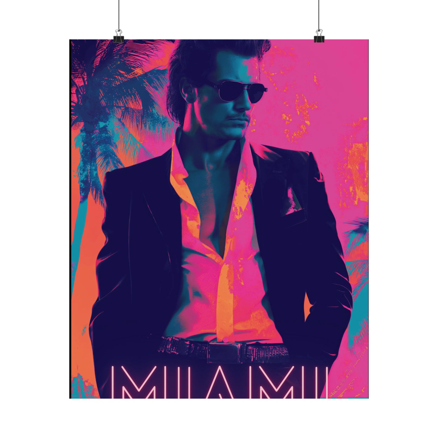 Miami 1 Matte Vertical Posters