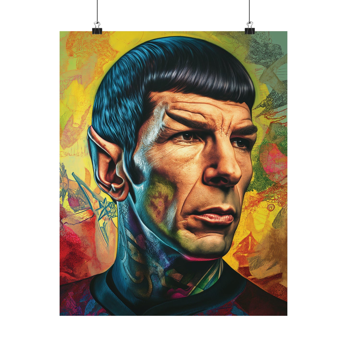 Spock 2 Matte Vertical Posters