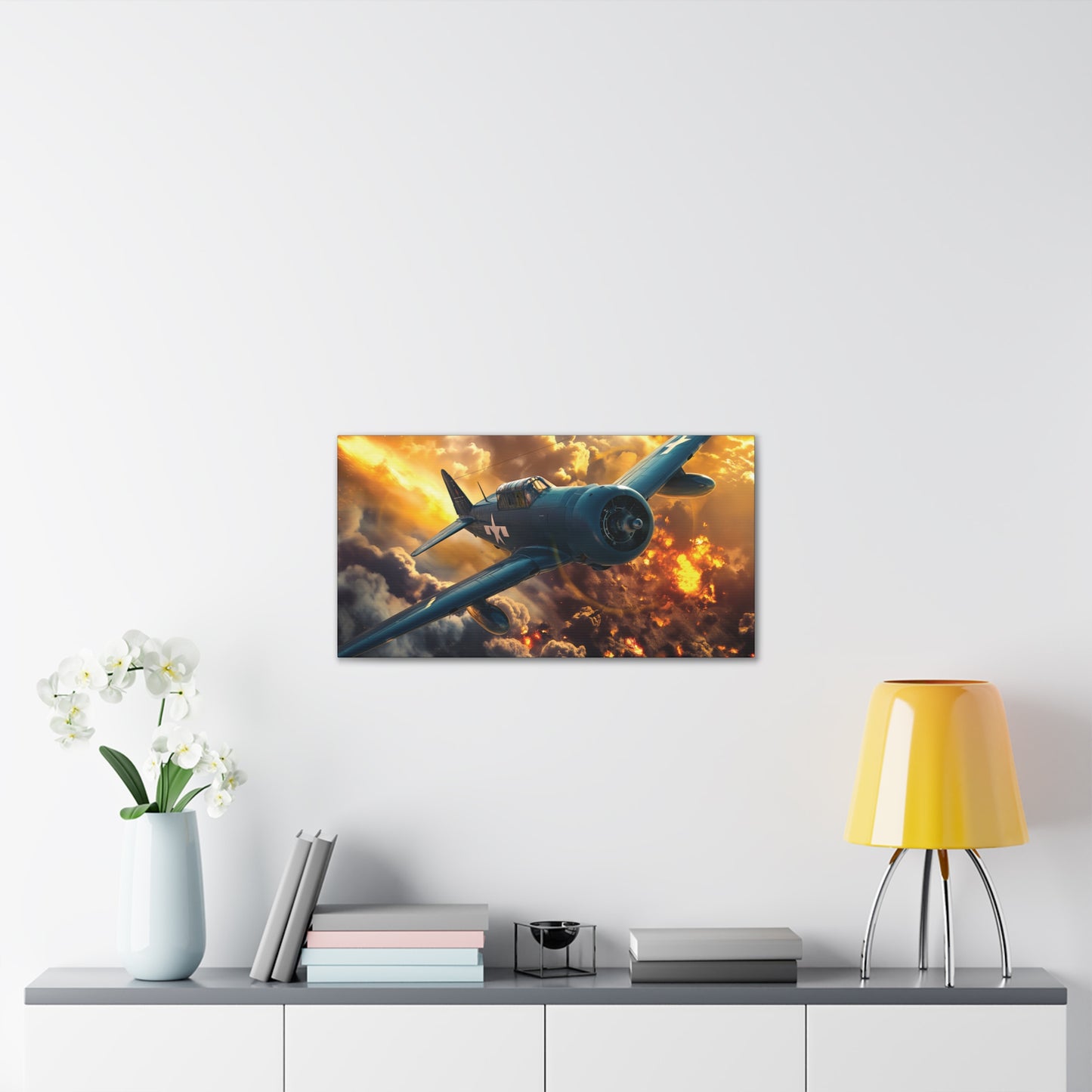 WWII Fighter 3 Canvas Stretched, 0.75"