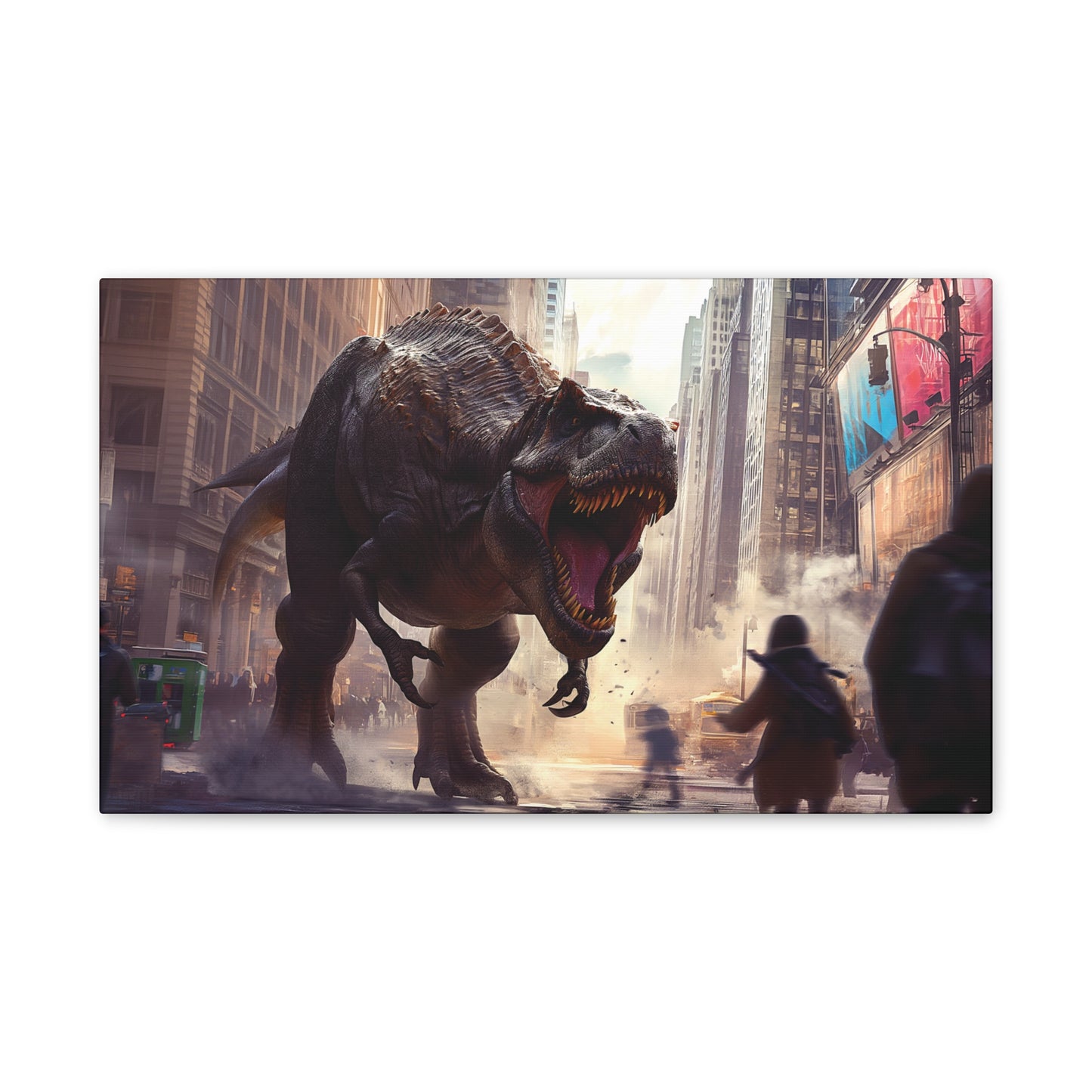 T-Rex Terror 6 Canvas Stretched, 0.75"