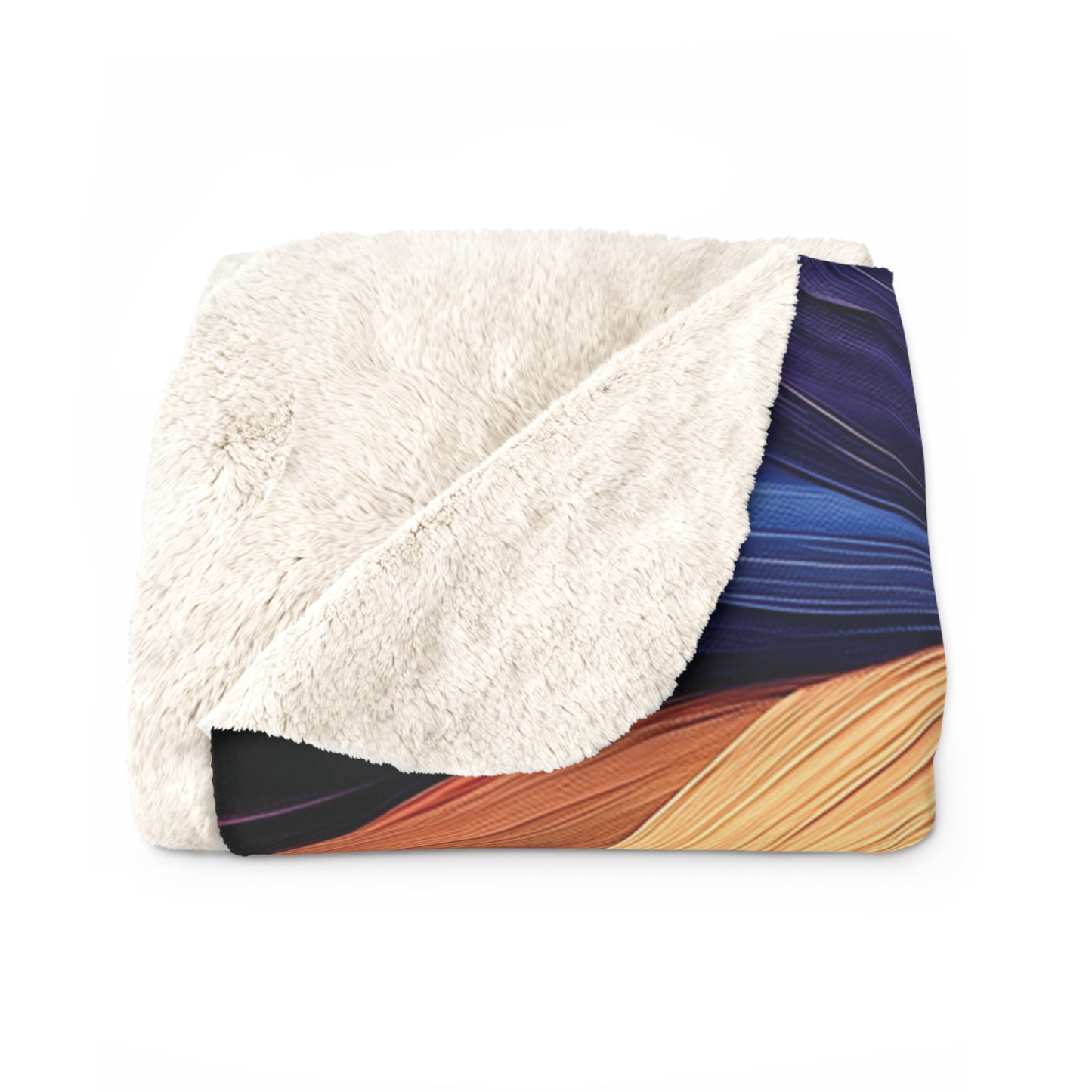 Swirling Ribbons 2 Sherpa Fleece Blanket