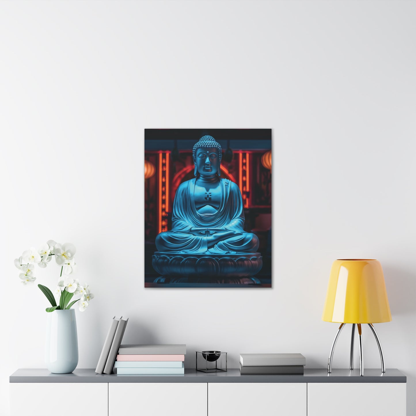 Buddha 18 Canvas Stretched, 0.75"