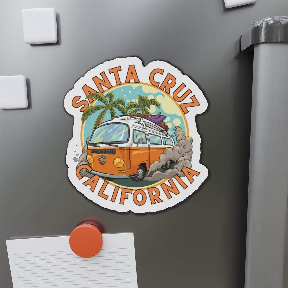 Santa Cruz 1 Die-Cut Magnets