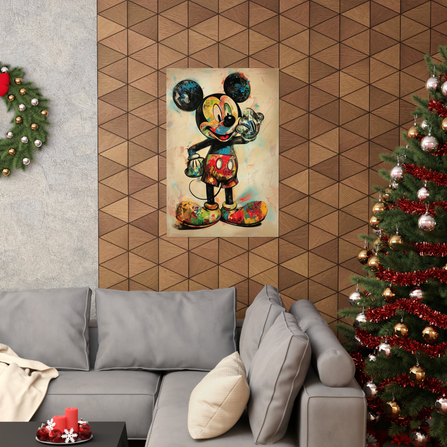 Mick the Mouse 1 Matte Vertical Posters