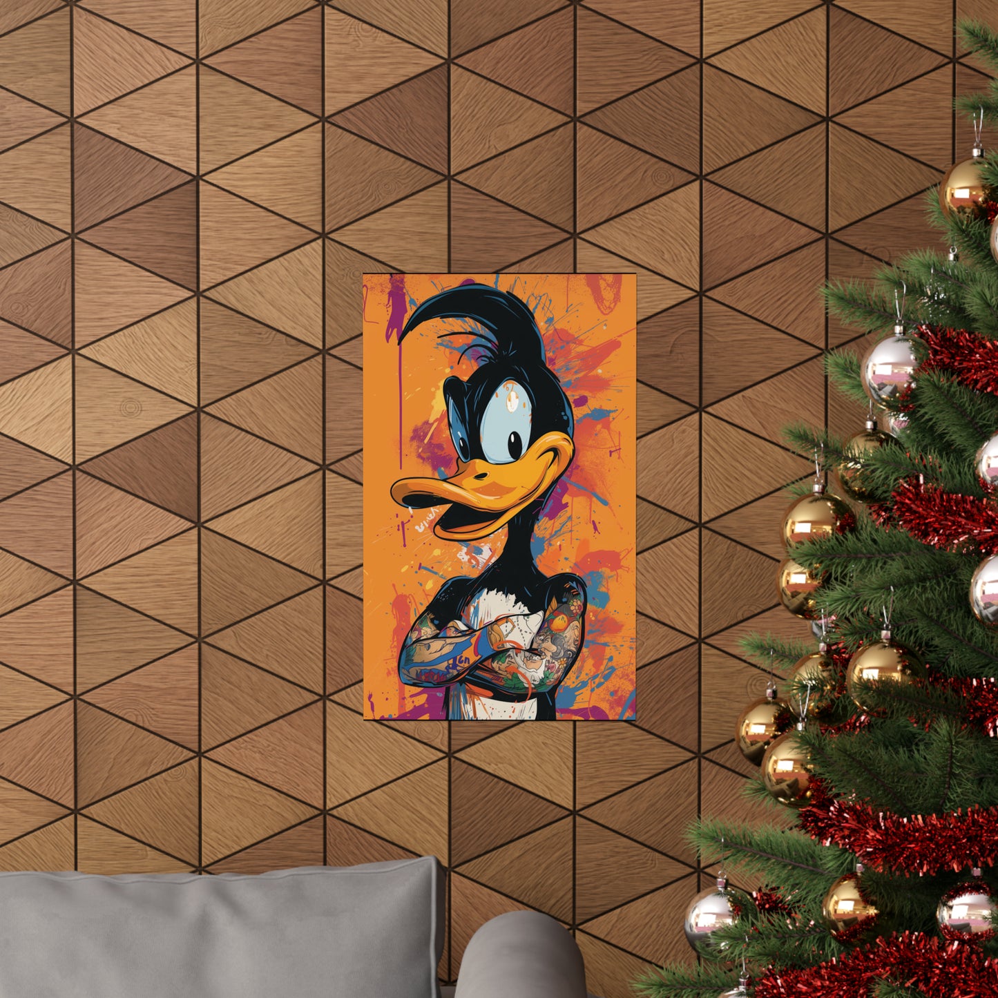 Daft Duck Matte Vertical Posters