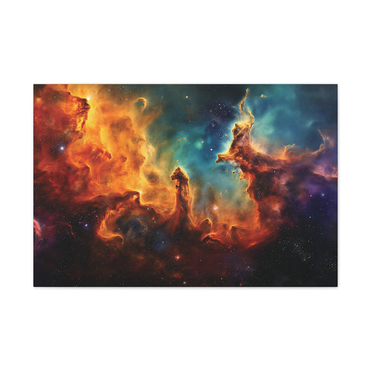 Nebula 1 Canvas Stretched, 0.75"